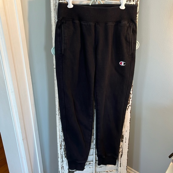 Champion reverse weave, high waisted joggers, black XS - Picture 1 of 3